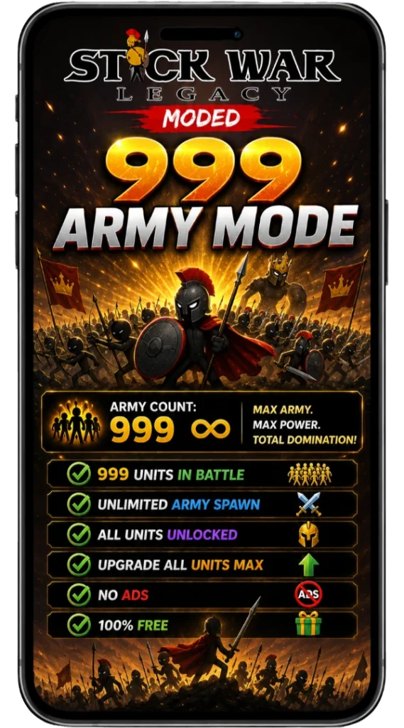 Stick-War-Legacy-999-Army-Mod