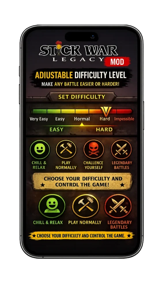 Stick-War-Legacy-Adjustable-Difficulty-Level