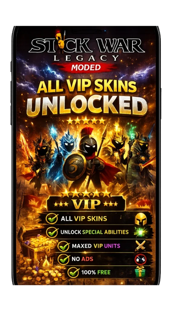 Stick-War-Legacy-All-VIP Skins-Unlocked