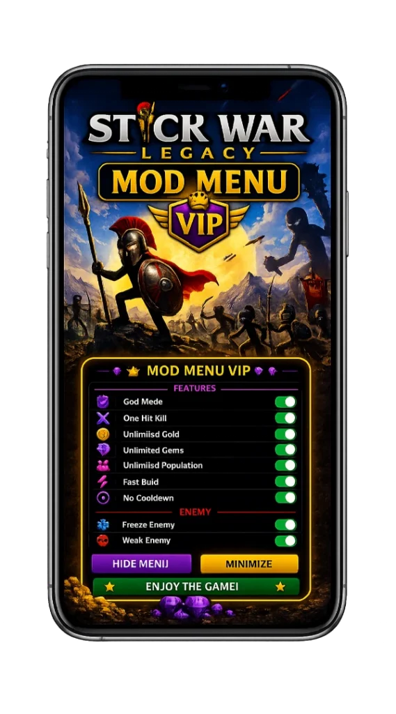 stick war legacy mod menu vip
