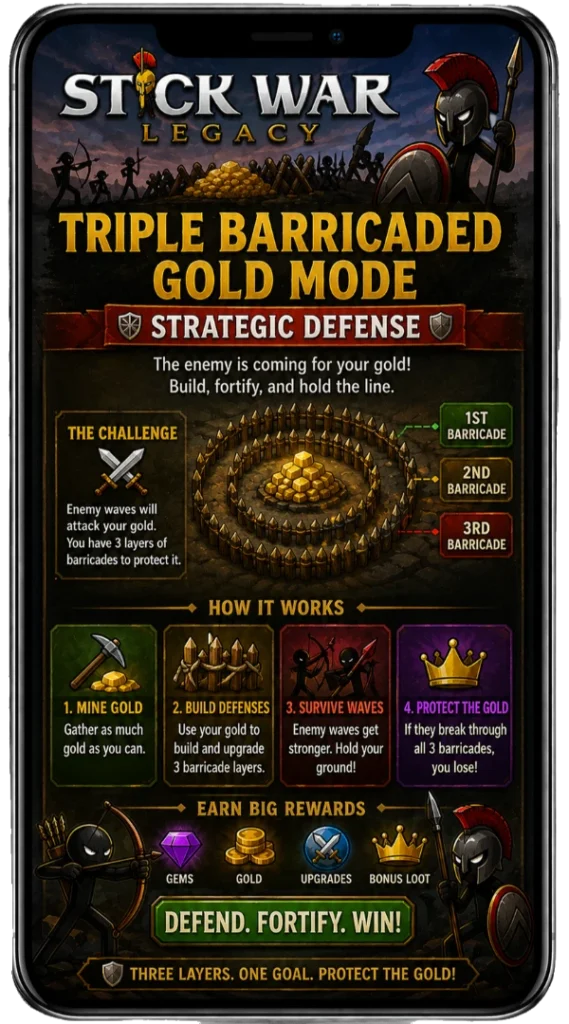 Stick-War-Legacy-Triple-Barricaded-Gold-Mode