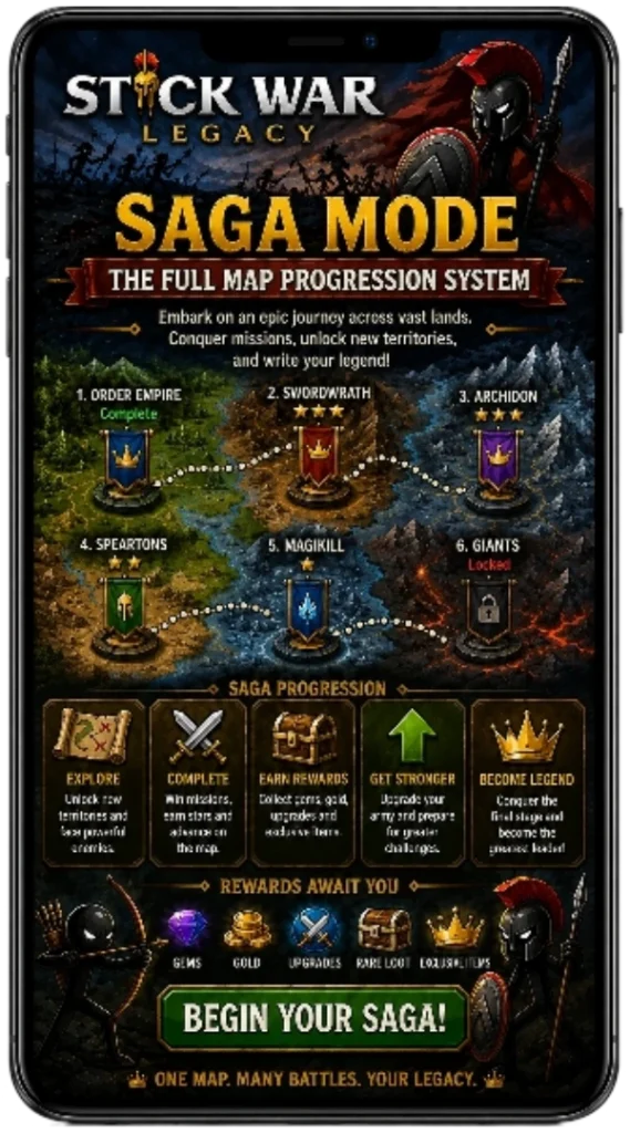stick war legacy saga mode image