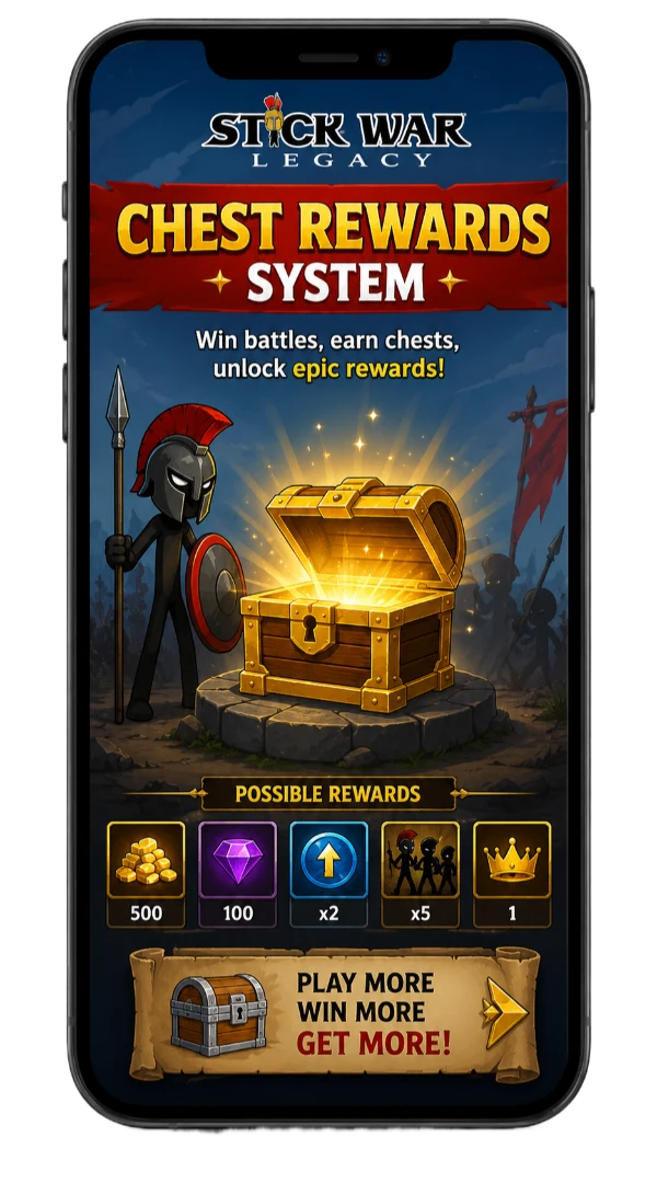 stick war legacy chest rewards system image